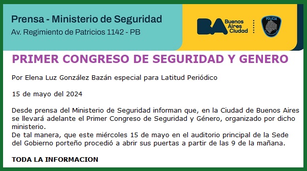 PRIMER CONGRESO DE SEGURIDAD